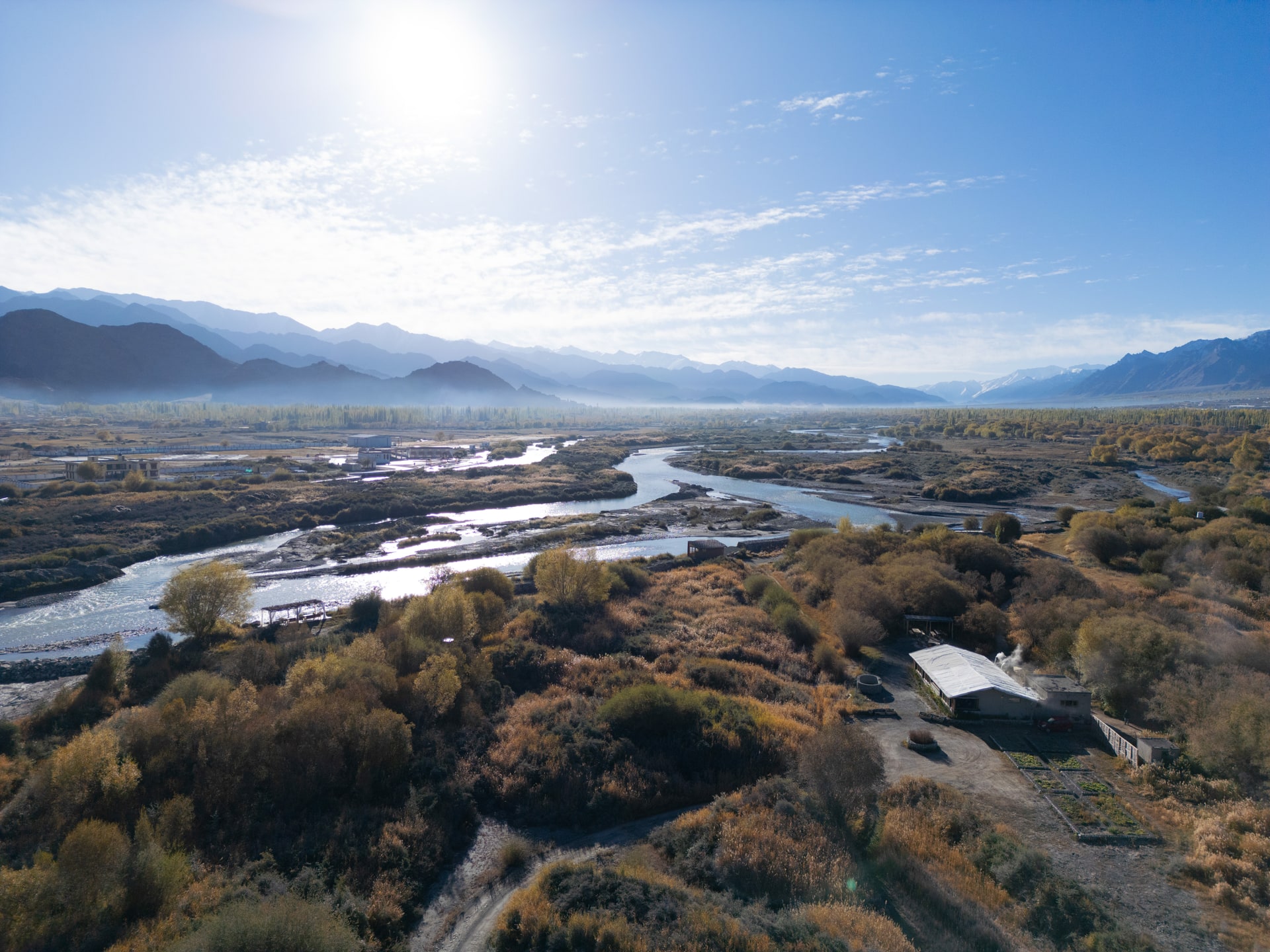 Dining and Garden Seen from Above